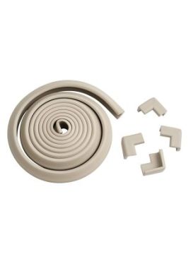 3M Marka Bant Hediyeli 2 Metre + 4 Adet Gri  Köşe Koruyuculu Esnek ve Yumuşak Kauçuk Kenar Koruyucu