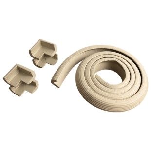 3M Marka Bant Hediyeli 2 Metre + 4 Adet Gri  Köşe Koruyuculu Esnek ve Yumuşak Kauçuk Kenar Koruyucu