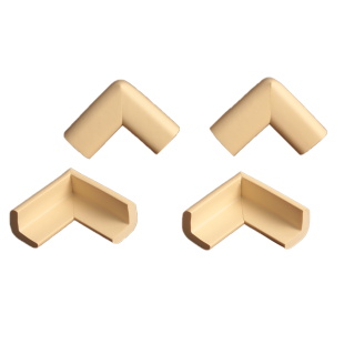 4 Adet Köşe Koruyucu Yastık  Saf Kauçuk Masa Sehpa Kenar Köşe Koruyucu Çocuk Bebek Emniyet Koruma