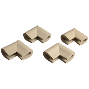 8 Adet Gri Renk Ev Çocuk Bebek Koruma Kauçuk Masa, Sehpa Köşe Koruyucu ( 3M Marka Bant Hediyeli )