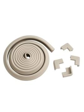 3M Marka Bant Hediyeli 2 Metre + 4 Adet Köşe Koruyuculu Esnek ve Yumuşak Kauçuk Gri Kenar Koruyucu