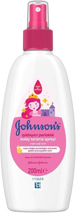 Johnson's Baby Kolay Tarama Spreyi 200 ml. Işıldayan Parlaklık