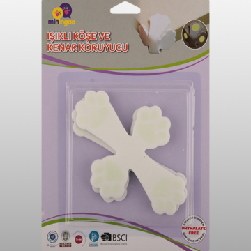 A Kalite 2 Adet Özel Tasarım Fosfor Işıklı Köşe Ve Kenar Koruyucu Masa Sehpa Dolap Bebek Güvenlik