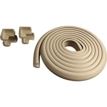 A Kalite 4,6 m + 4’lü Esnek Kauçuk Köşe ve Kenar Koruyucu – 3M Bantlı Darbe Emici Set