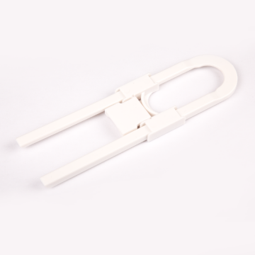 U Şekli Ayarlanabilir Sürgülü Dolap İçin Raylı Dolap Kilidi Çocuk Bebek Güvenliği Emniyet Kilidi