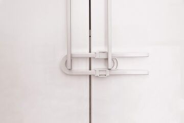 U Şekli Ayarlanabilir Sürgülü Dolap İçin Raylı Dolap Kilidi Çocuk Bebek Güvenliği Emniyet Kilidi