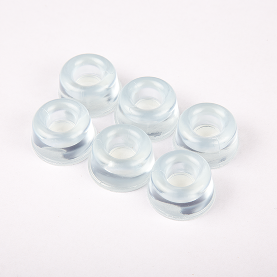 6 Adet Yapışkanlı İz Bırakmaz Silikon Kapı Tamponu Kapı Stoperi Çok Amaçlı Kullanım Mobilya Koruma