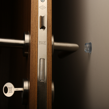 6 Adet Yapışkanlı İz Bırakmaz Silikon Kapı Tamponu Kapı Stoperi Çok Amaçlı Kullanım Mobilya Koruma