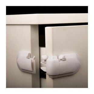 2 Adet Çekme Açılır Dolap Kilidi – Bebek Güvenlik Emniyet Aparatı