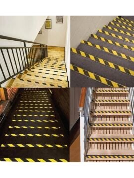 4 Metre İz Bırakmaz Anti‑Slip Kaydırmaz Bant — Banyo, Mutfak ve Merdivenler İçin Güvenlik Şeridi