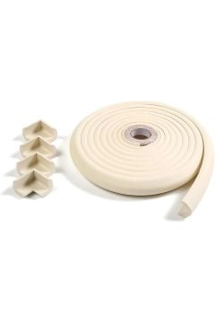 A Kalite 4,6 m + 4’lü Esnek Kauçuk Köşe ve Kenar Koruyucu – 3M Bantlı Darbe Emici Set