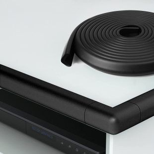 A Kalite 2 m + 4’lü Esnek Kauçuk Köşe ve Kenar Koruyucu – 3M Bantlı Darbe Emici Set