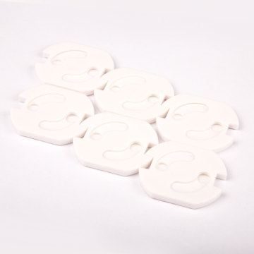 Topraklı 6 Adet Adet Priz Kapağı, Bebek Ve Çocuk Güvenlik Koruma Piriz Kapatıcı Ev Ofis İş Yeri Bebek Koruma