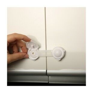 2’li 3M Bantlı Çift Kapaklı Dolap Kilidi – Bebek & Çocuk Güvenlik Kilidi