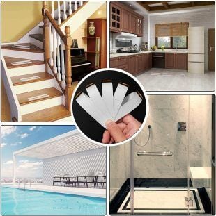 12 Adet Bebek Çocuklar ve Yetişkinler Kaymaz Şeritler, Islak Zemin İçin Kaydırmaz Bant Banyo Wc