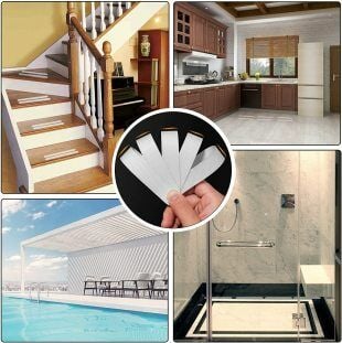 6 Adet Bebek Çocuklar ve Yetişkinler Kaymaz Şeritler, Islak Zemin İçin Kaydırmaz Bant Banyo Wc