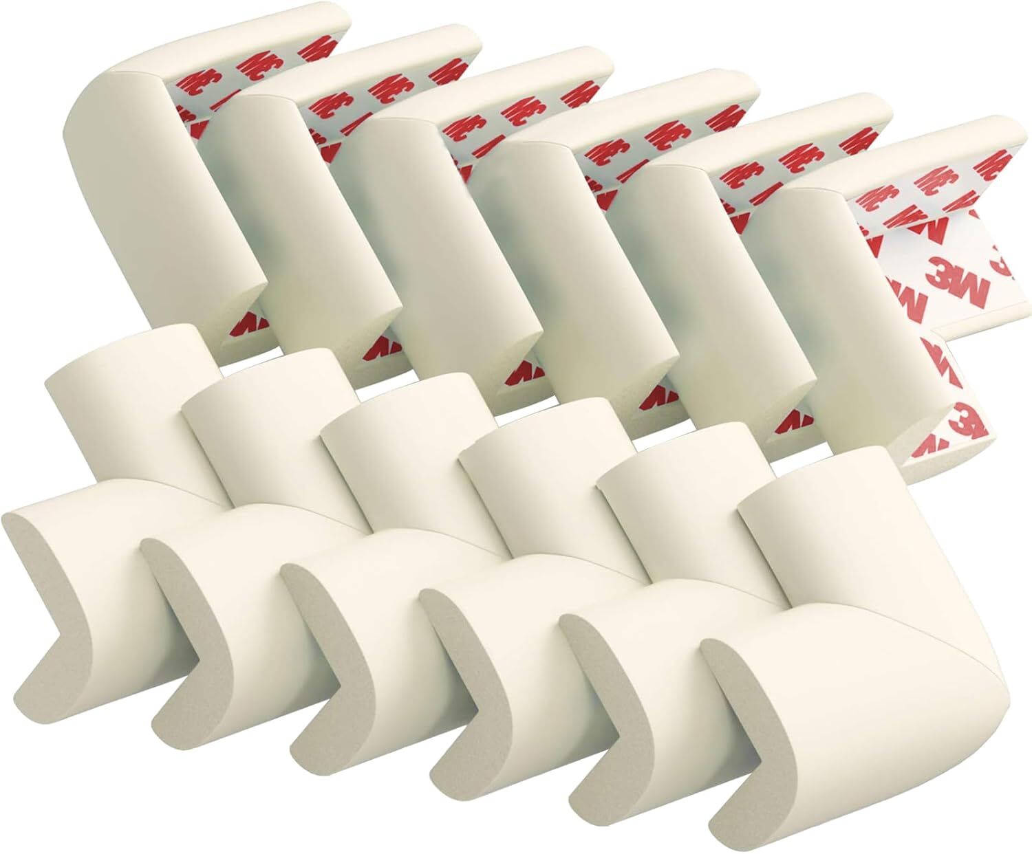 4’lü Gri Kauçuk Köşe Koruyucu Yastık – Bebek ve Çocuk İçin Masa & Sehpa Güvenlik Seti