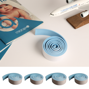 2 Metre Turkuaz Renk 3M Marka Bant Hediyeli Köşe Ve Kenar Koruyucu  Yumuşak ve Esnek